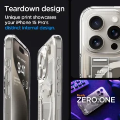 Spigen Iphone 15 Pro|Iphone 15 Pro-Etui Ultra Hybrid Mag Magsafe Iphone 15 Pro Zero One Natural Titanium