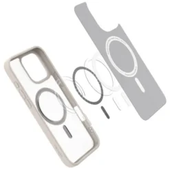 Spigen Iphone 16 Pro Max|Iphone 16 Pro Max-ETUI ULTRA HYBRID MAG MAGSAFE IPHONE 16 PRO MAX FROST NATURAL TITANIUM