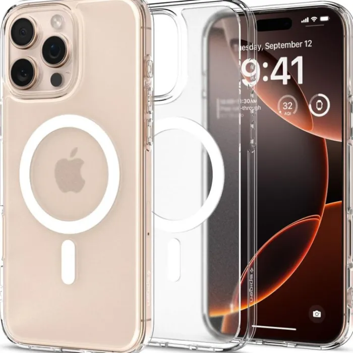 Spigen Apple|Magsafe-ETUI ULTRA HYBRID MAG MAGSAFE IPHONE 16 PRO FROST CLEAR