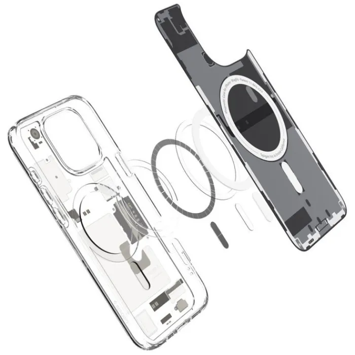 Spigen Apple|Magsafe-ETUI ULTRA HYBRID MAG MAGSAFE IPHONE 16 PRO ZERO ONE NATURAL TITANIUM