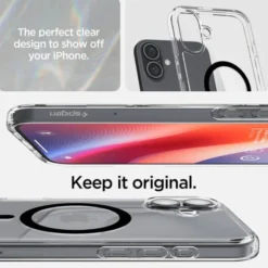 Spigen Iphone 16 Plus|Iphone 16 Plus-Etui ULTRA HYBRID MAG MAGSAFE IPHONE 16 PLUS BLACK