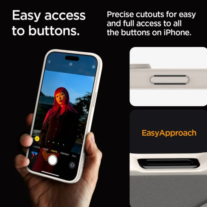 Spigen Apple|Magsafe-ETUI ULTRA HYBRID MAG MAGSAFE IPHONE 16 PRO FROST NATURAL TITANIUM