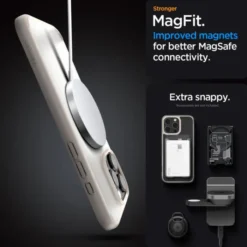 Spigen Apple|Magsafe-ETUI ULTRA HYBRID MAG MAGSAFE IPHONE 16 PRO FROST NATURAL TITANIUM