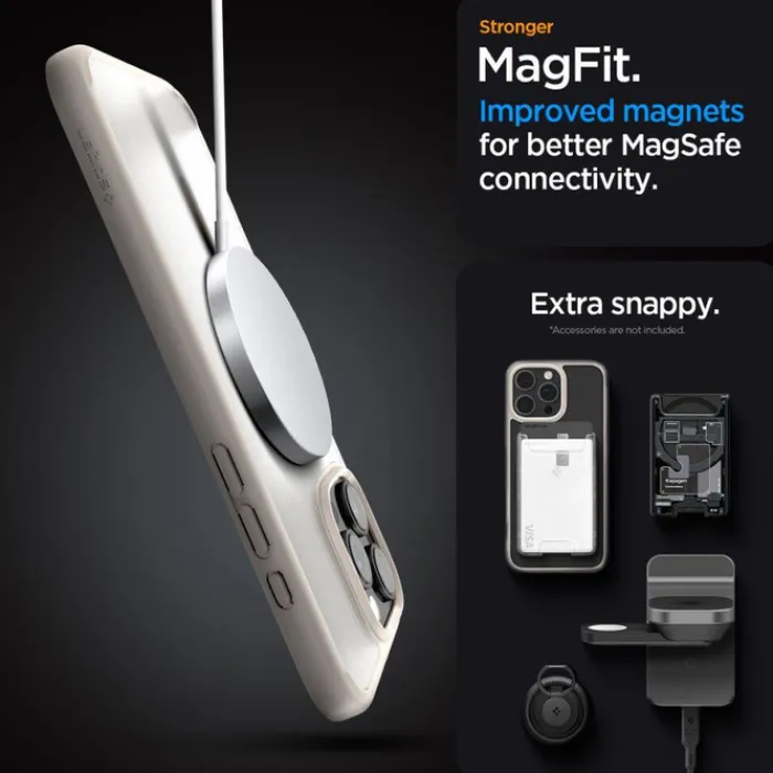 Spigen Apple|Magsafe-ETUI ULTRA HYBRID MAG MAGSAFE IPHONE 16 PRO FROST NATURAL TITANIUM