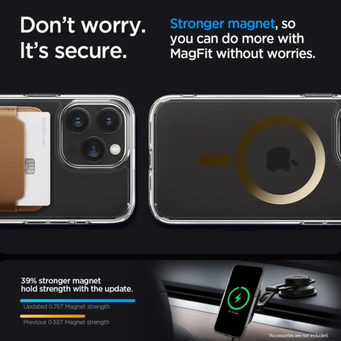 Spigen Iphone 15 Pro|Iphone 15 Pro-Etui Ultra Hybrid Mag Magsafe iPhone 15 Pro Gold Case