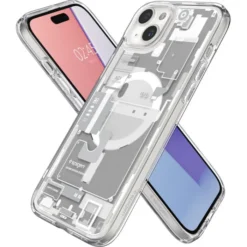 Spigen Iphone 15|Iphone 15-Etui Ultra Hybrid Mag Magsafe iPhone 15 Zero One White Case
