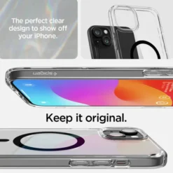 Spigen Iphone 15|Iphone 15-Etui Ultra Hybrid Mag Magsafe iPhone 15 Black Case