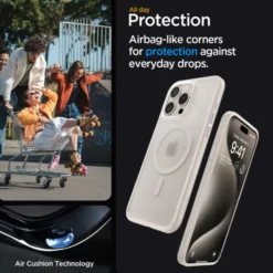 Spigen Iphone 15 Pro Max|Iphone 15 Pro Max-Etui Ultra Hybrid Mag Magsafe iPhone 15 Pro Max Frost Natural Titanium Case