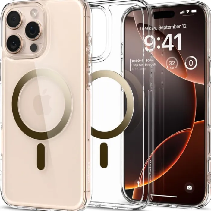 Spigen Apple|Magsafe-ETUI ULTRA HYBRID MAG MAGSAFE IPHONE 16 PRO GOLD