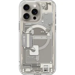 Spigen Iphone 15 Pro Max|Iphone 15 Pro Max-Etui ULTRA HYBRID MAG MAGSAFE IPHONE 15 PRO MAX ZERO ONE NATURAL TITANIUM