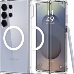Spigen Samsung|Galaxy S25 Ultra-Etui ULTRA HYBRID MAG MAGSAFE GALAXY S25 ULTRA CLEAR/WHITE