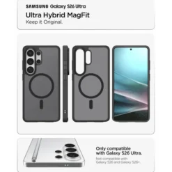 Spigen Samsung|Galaxy S26 Ultra-ETUI ULTRA HYBRID MAG MAGSAFE SAMSUNG GALAXY S26 ULTRA FROST BLACK
