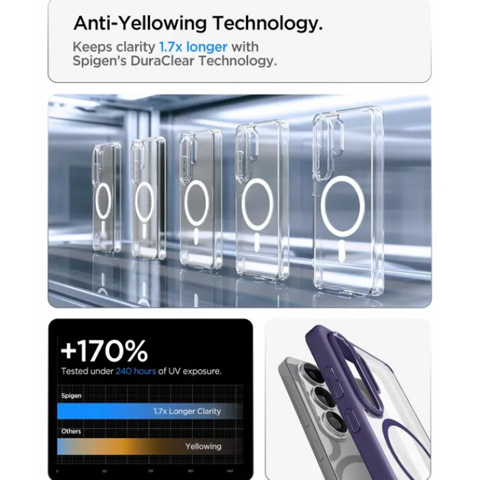 Spigen Samsung|Galaxy S26 Ultra-ETUI ULTRA HYBRID MAG MAGSAFE SAMSUNG GALAXY S26 ULTRA DEEP PURPLE