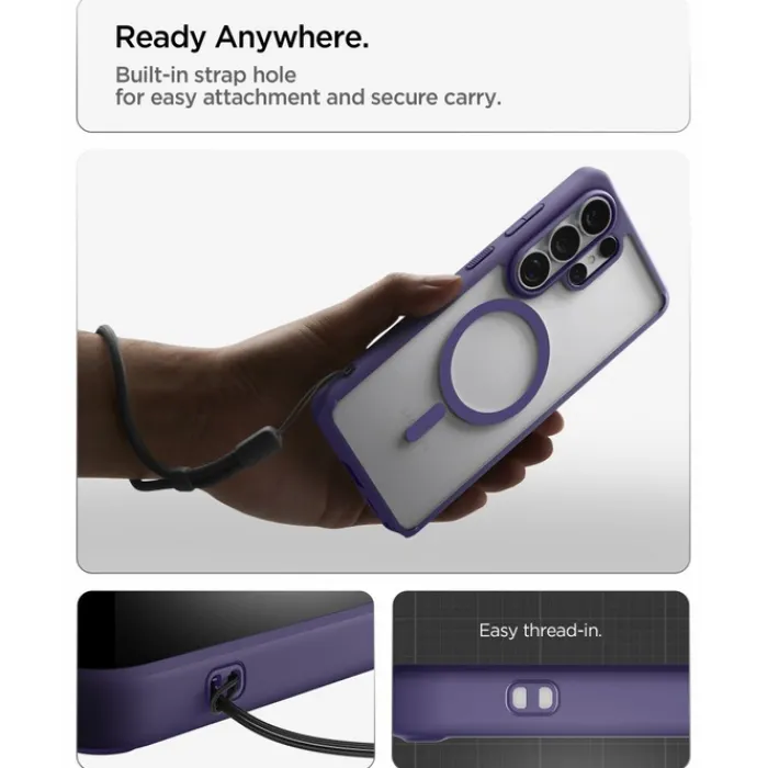 Spigen Samsung|Galaxy S26 Ultra-ETUI ULTRA HYBRID MAG MAGSAFE SAMSUNG GALAXY S26 ULTRA DEEP PURPLE