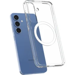 Spigen Samsung|Galaxy S25 Plus-Etui ULTRA HYBRID MAG MAGSAFE GALAXY S25+ PLUS CLEAR/WHITE