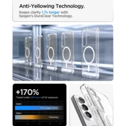 Spigen Samsung|Galaxy S26 Plus-ETUI ULTRA HYBRID MAG SAMSUNG GALAXY S26+ PLUS MAGSAFE CLEAR/WHITE