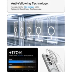 Spigen Samsung|Galaxy S26 Ultra-ETUI ULTRA HYBRID MAG SAMSUNG GALAXY S26 ULTRA MAGSAFE CLEAR/WHITE