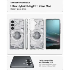 Spigen Samsung|Galaxy S26-ETUI ULTRA HYBRID MAG ZERO ONE SAMSUNG GALAXY S26 MAGSAFEWHITE
