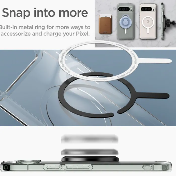 Spigen Google|Pixel 9 Pro Xl-Etui ULTRA HYBRID ONETAP RING MAGSAFE GOOGLE PIXEL 9 PRO XL WHITE