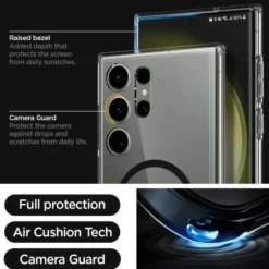 Spigen Samsung|Galaxy S23 Ultra-Etui Ultra Hybrid Onetap Ring Magsafe Galaxy S23 Ultra Black Case