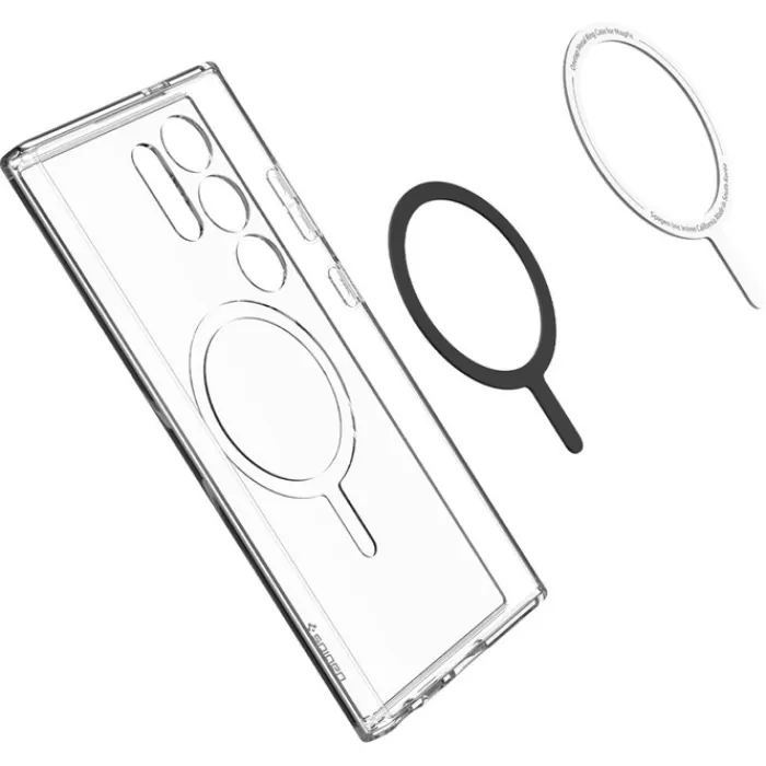 Spigen Samsung|Galaxy S24 Ultra-Etui Ultra Hybrid Onetap Ring Magsafe Samsung Galaxy S24 Ultra White Case