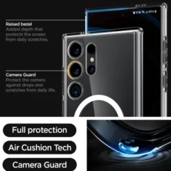 Spigen Samsung|Galaxy S24 Ultra-Etui Ultra Hybrid Onetap Ring Magsafe Samsung Galaxy S24 Ultra White Case