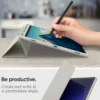 Spigen Samsung|Galaxy Tab S9 Plus-Etui Ultra Hybrid ”pro” Galaxy Tab S9+ Plus 12.4 X810 / X816B Grey Case
