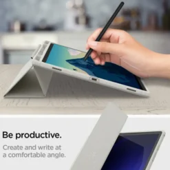 Spigen Samsung|Galaxy Tab S9 Plus-Etui Ultra Hybrid ”pro” Galaxy Tab S9+ Plus 12.4 X810 / X816B Grey Case