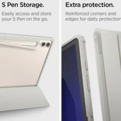 Spigen Samsung|Galaxy Tab S9 Plus-Etui Ultra Hybrid ”pro” Galaxy Tab S9+ Plus 12.4 X810 / X816B Grey Case