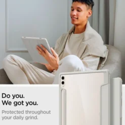 Spigen Samsung|Galaxy Tab S9 Plus-Etui Ultra Hybrid ”pro” Galaxy Tab S9+ Plus 12.4 X810 / X816B Grey Case