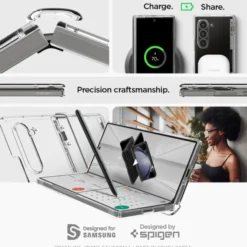 Spigen Samsung|Galaxy Z Fold 6-ETUI ULTRA HYBRID PRO GALAXY Z FOLD 6 CRYSTAL CLEAR