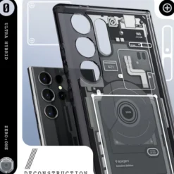 Spigen Samsung|Galaxy S24 Ultra-Etui Ultra Hybrid Samsung Galaxy S24 Ultra Zero One Case
