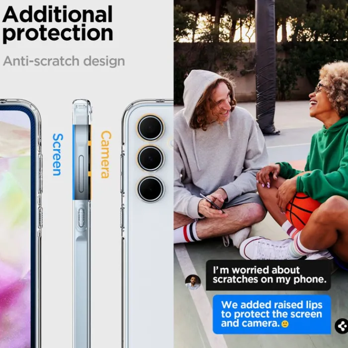 Spigen Samsung|Galaxy A35 5G-Etui Ultra Hybrid Samsung Galaxy A35 5g Crystal Clear Case