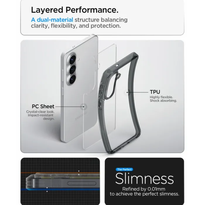 Spigen Samsung|Galaxy S26 Plus-ETUI ULTRA HYBRID SAMSUNG GALAXY S26+ PLUS SPACE CRYSTAL