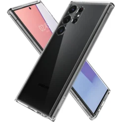 Spigen Samsung|Galaxy S23 Ultra-Etui Ultra Hybrid Samsung S23 Ultra Crystal Clear Przezroczysty Case