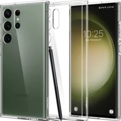 Spigen Samsung|Galaxy S23 Ultra-Etui Ultra Hybrid Samsung S23 Ultra Crystal Clear Przezroczysty Case