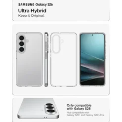 Spigen Samsung|Galaxy S26-ETUI ULTRA HYBRID SAMSUNG GALAXY S26 CRYSTAL CLEAR