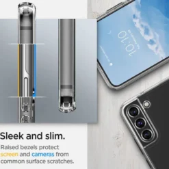 Spigen Samsung|Galaxy S22-ETUI Ultra Hybrid Samsung Galaxy S22 Crystal Przezroczyste Clear Case