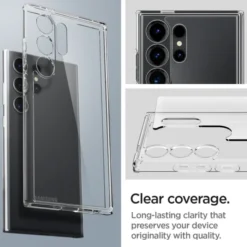 Spigen Samsung|Galaxy S24 Ultra-Etui Ultra Hybrid Samsung Galaxy S24 Ultra Crystal Clear Case