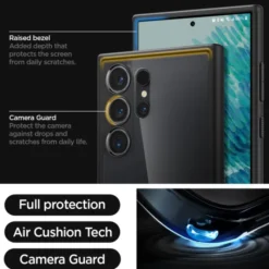 Spigen Samsung|Galaxy S24 Ultra-Etui Ultra Hybrid Samsung Galaxy S24 Ultra Frost Black Case