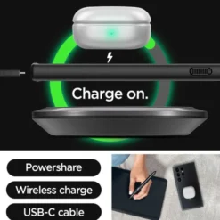 Spigen Samsung|Galaxy S24 Ultra-Etui Ultra Hybrid Samsung Galaxy S24 Ultra Frost Black Case