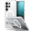 Spigen Samsung|Galaxy S26 Ultra-ETUI ULTRA HYBRID "S" MAG SAMSUNG GALAXY S26 ULTRA MAGSAFE CLEAR/WHITE