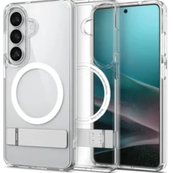 Spigen Samsung|Galaxy S26 Plus-ETUI ULTRA HYBRID "S" MAG SAMSUNG GALAXY S26+ PLUS MAGSAFE CLEAR/WHITE