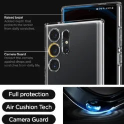 Spigen Samsung|Galaxy S24 Ultra-Etui Ultra Hybrid ”s” Samsung Galaxy S24 Ultra Crystal Clear Case