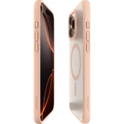 Spigen Apple|Magsafe-Etui ULTRA HYBRID ”T” MAG MAGSAFE IPHONE 16 PRO FROST ROSE TITANIUM