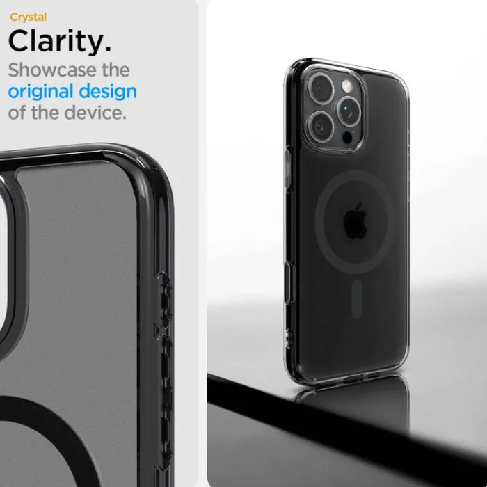 Spigen Apple|Magsafe-ETUI ULTRA HYBRID ”T” MAG MAGSAFE IPHONE 16 PRO FROST BLACK