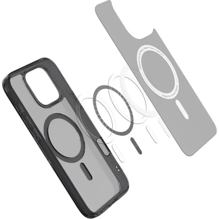 Spigen Apple|Magsafe-ETUI ULTRA HYBRID ”T” MAG MAGSAFE IPHONE 16 PRO FROST BLACK