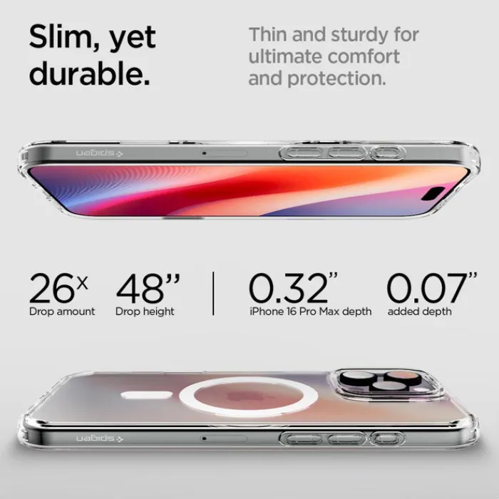 Spigen Apple|Magsafe-ETUI ULTRA HYBRID ”T” MAG MAGSAFE IPHONE 16 PRO WHITE