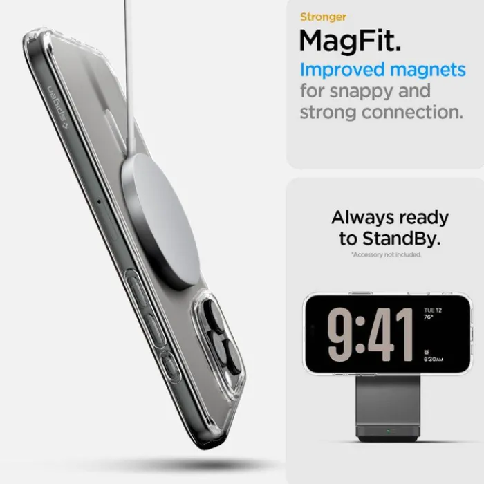 Spigen Apple|Magsafe-ETUI ULTRA HYBRID ”T” MAG MAGSAFE IPHONE 16 PRO WHITE