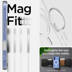 Spigen Apple|Iphone 16-Etui ULTRA HYBRID ”T” MAG MAGSAFE IPHONE 16 WHITE